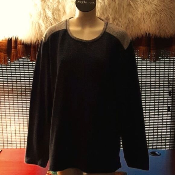 Tommy Bahama‎ Blue Gray XL SweatShirt 25Wx29 L sleeves20 - Picture 3 of 5